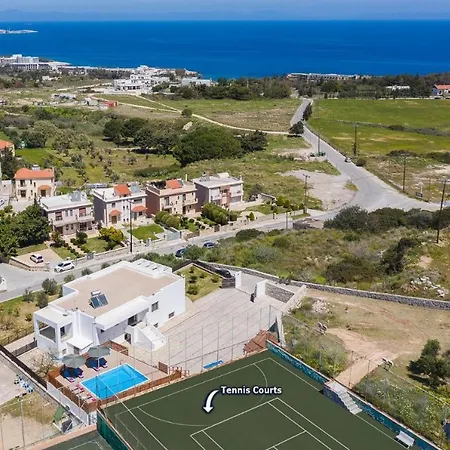 Cleopatra Private Heated Pool, Tennis & Football Vilă Koskinou (Rhodes)